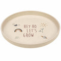 Kinderbordje Garden Explorer van Lässig met tekst Hey Ho Let's Grow en antislipring aan de onderkant