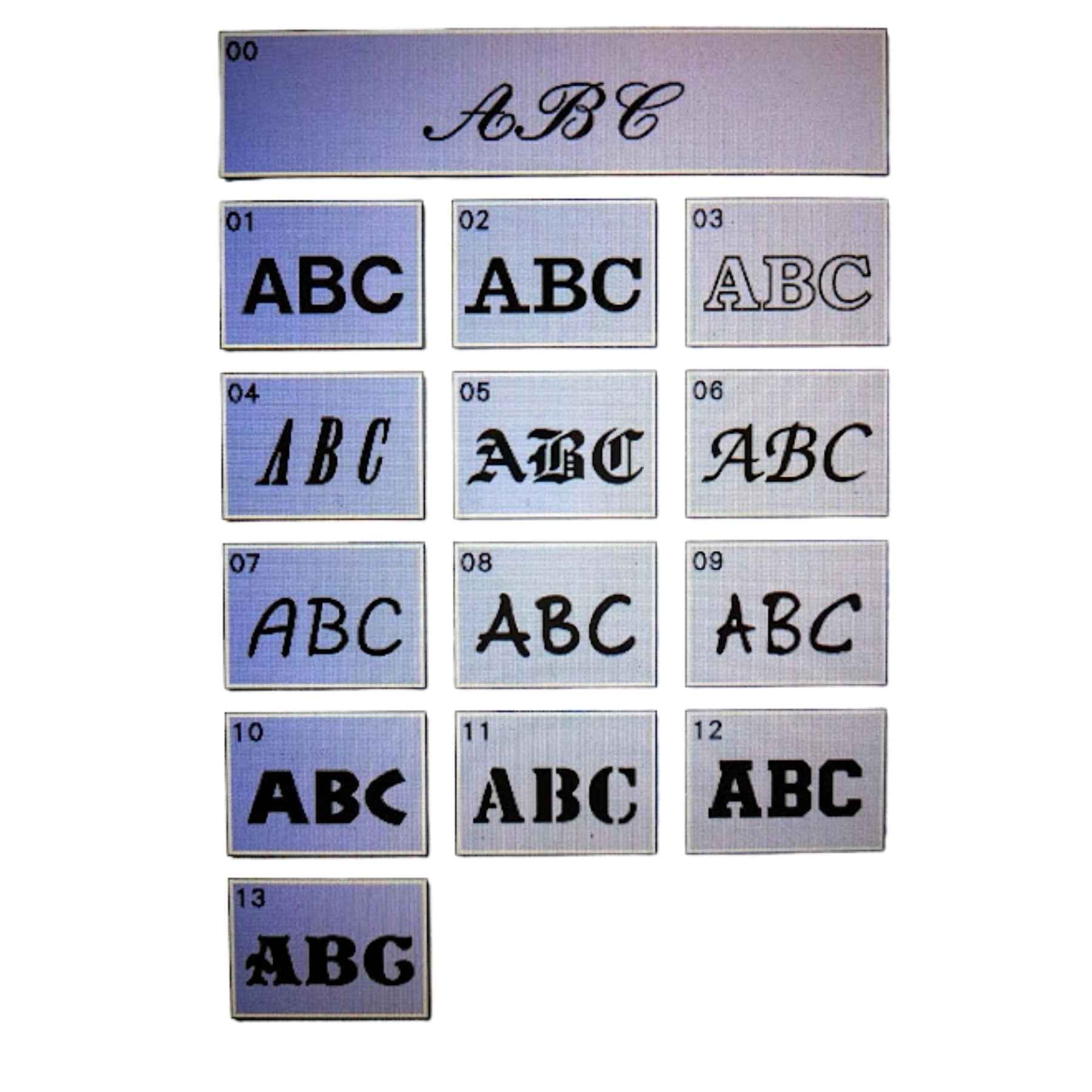 De lettertypes van handgemaakt slabbetje met geborduurde naam en flanellen achterzijde