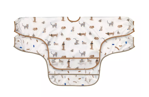 Lässig Long Sleeve Bib Little Mateys Royal – set van 2 slabbetjes met lange mouwen en vangbescherming