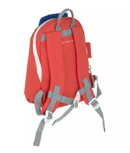 Achterkant Lässig Tiny Backpack Brandweerwagen met verstelbare schouderbanden en borstband