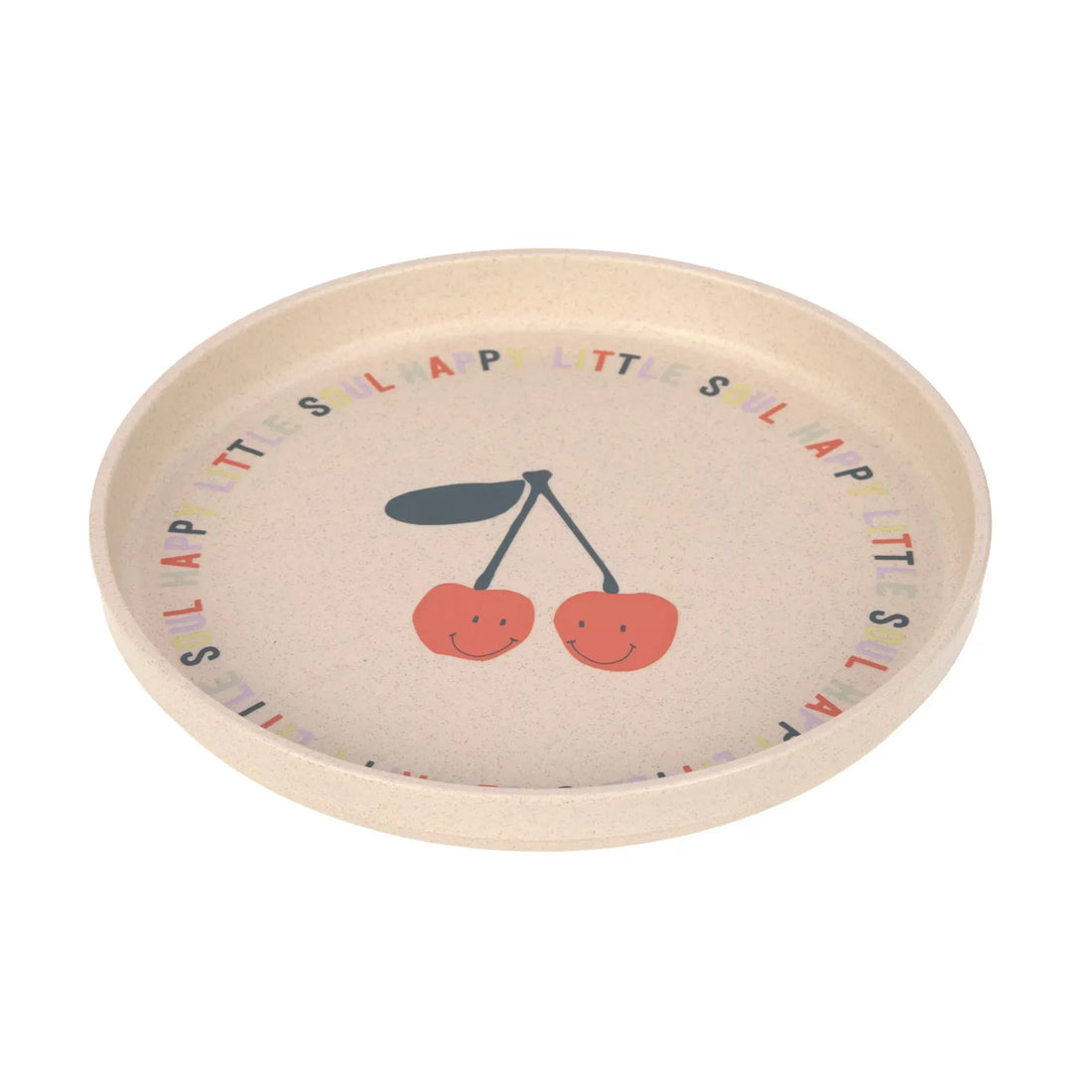 . Lässig kinderbord Happy Fruits Kersen – kinderbord met kersenprint en antislipring