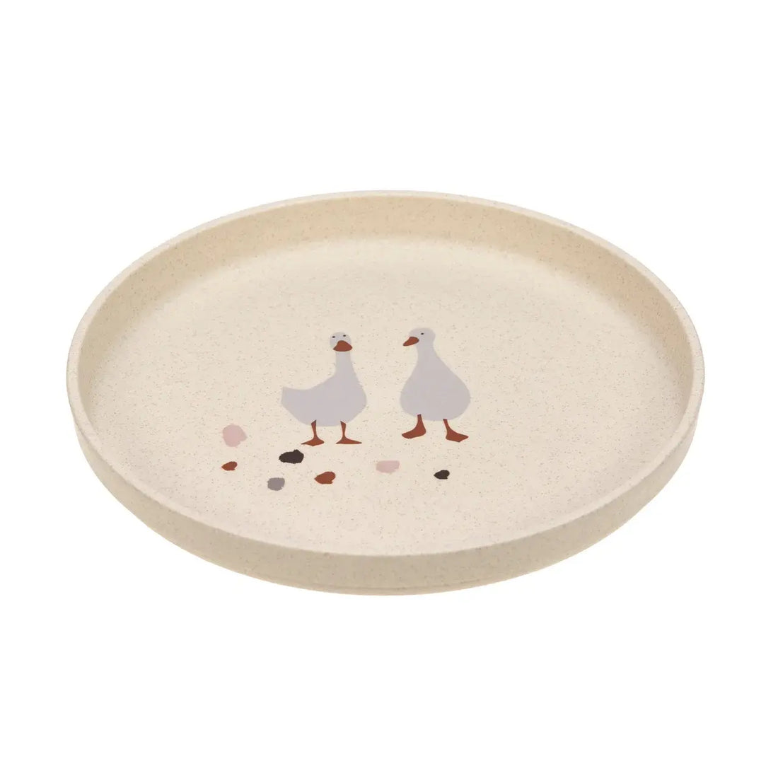 Lässig kinderbord Tiny Farmer Gans – beige kinderbord met ganzen