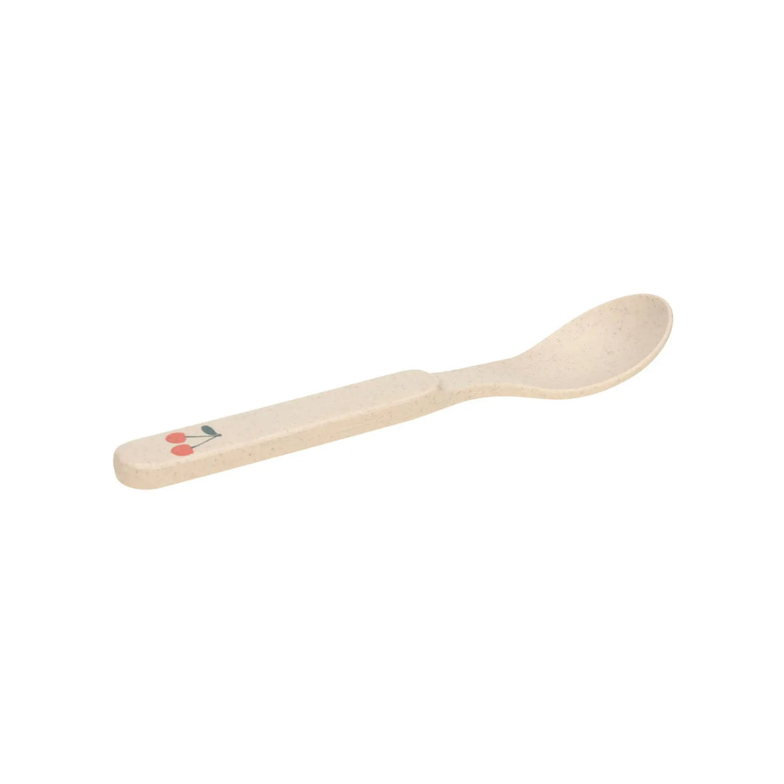 1. Lässig babylepels Happy Fruits Kersen – set van 4 lepeltjes met kersenprint
